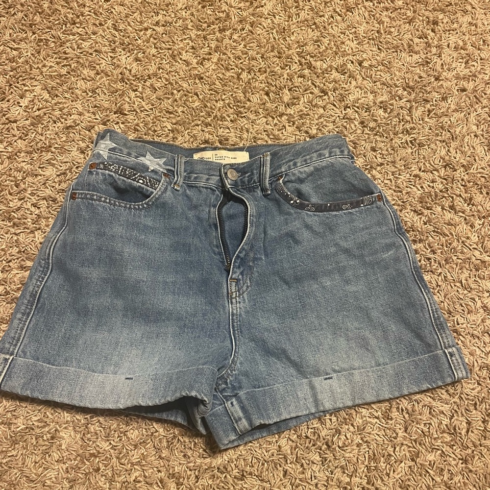 Gap High Waisted Jean Shorts